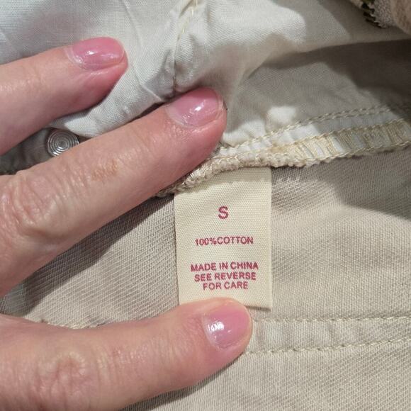 NWOT Wish List Long Denim Jean Y2K Maxi Skirt Beige Size S - Picture 9 of 9